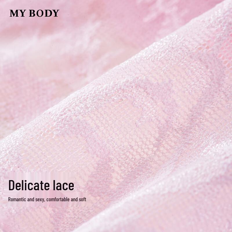 Mybody Lightweight Sexy Lace Low-Rise Briefs for Women