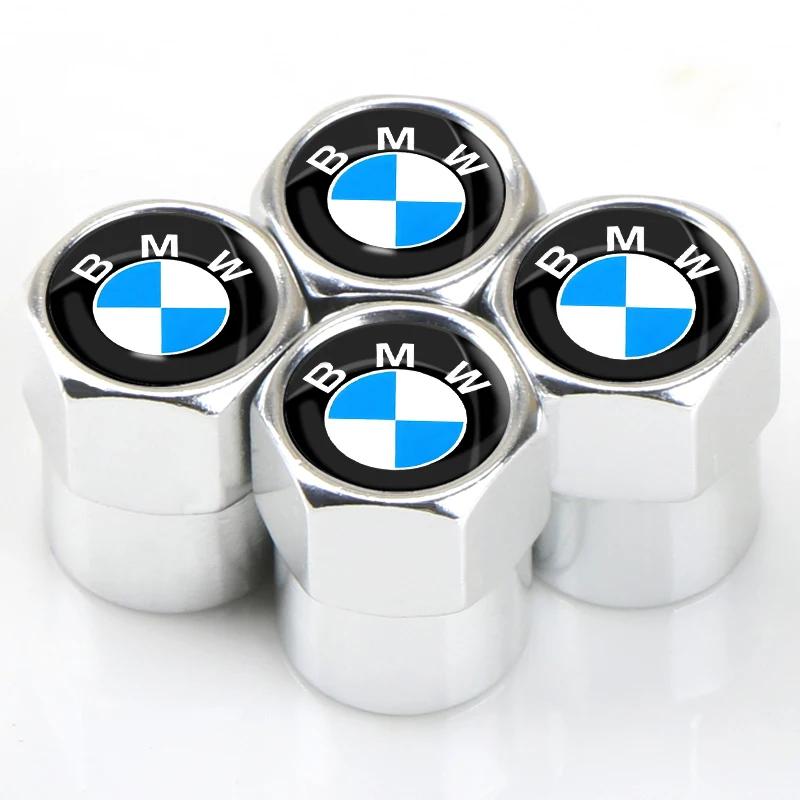 4PCS Car Wheel Tire Valve Cap Dust Protection Cover Accessories For BMW E46 E39 E90 E60 E36 F30 F10 E34 X5 E53 E30 M4 M5 X5 X6