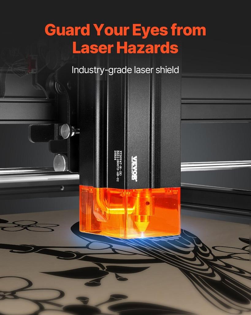 Laser Engraver Laser Engraving Machine 20W Compressed Spot Eye Protection