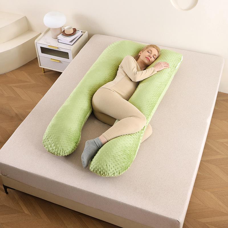 Multifunctional Maternity Support Pillow – For Back, Side Sleepers & Nursing – Washable & Removable Cover