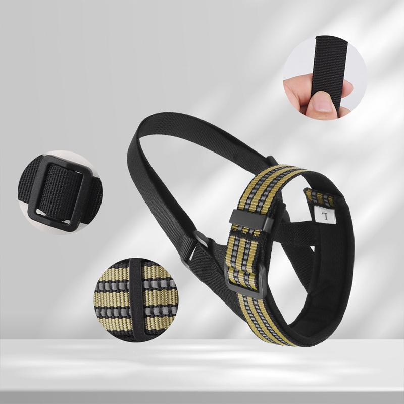 Reflective Tactical Muzzles for Medium Large Dogs Leads for Anti Barking Training Rope Guide Pet Mouth Cover Accessories