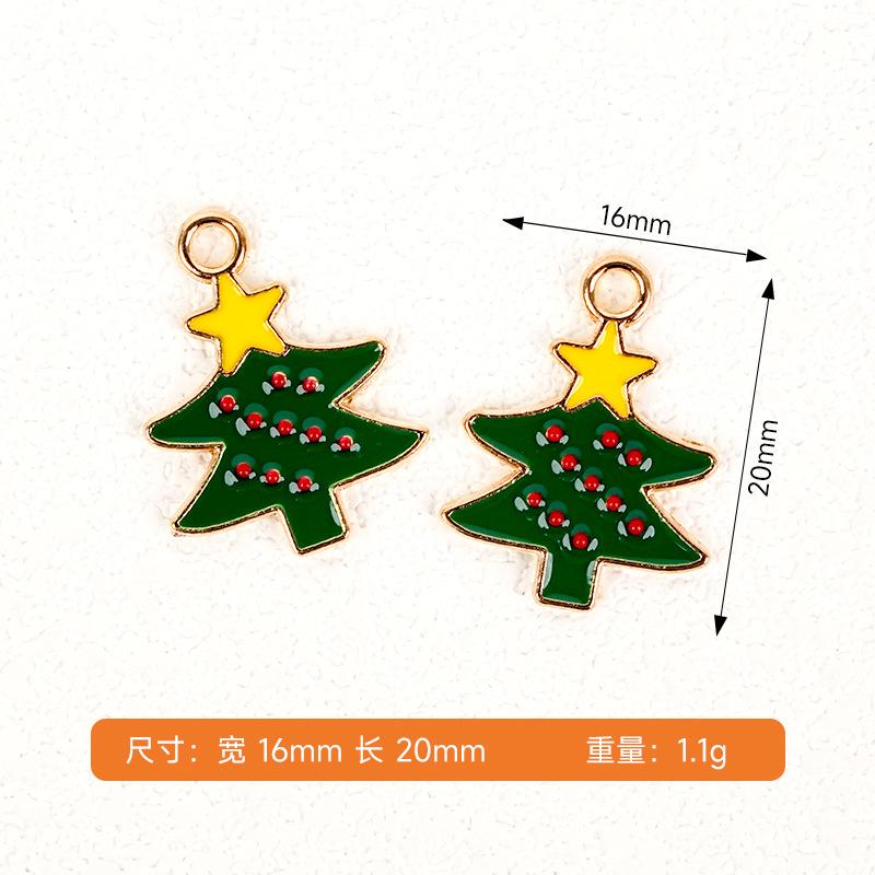 DIY jewelry accessories Christmas alloy accessories Alloy elk decoration American pendant Creative oil drop pendant