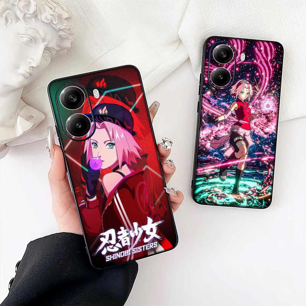 Haruno Sakura Uchiha Sasuke Narutos Phone Case for Apple iPhone 16 17 Air 14 15 Pro Max Plus 16+ 16E 14+ ProMax Protective Cover