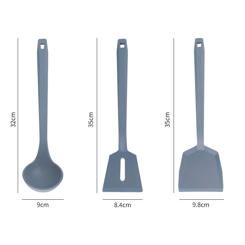 3 ST/SET Silikon Köksredskap Matlagningsredskap Värmebeständiga Kök Non-Stick Matlagningsredskap Kök Spatel Soppslev Verktyg
