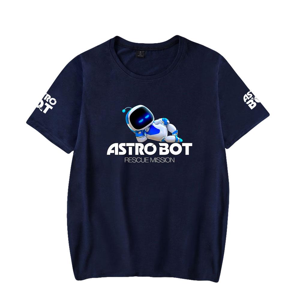 Astro Bot Printing Women Men Tshirt Casual Breathable Tshirts Funny Loose Tees Shirts Street Oversized T-Shirts Man
