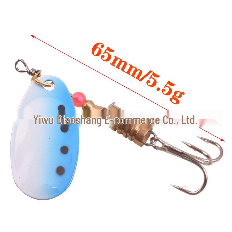 Rotating Hand-Cranked Sequin Blade Spinner Lure Set