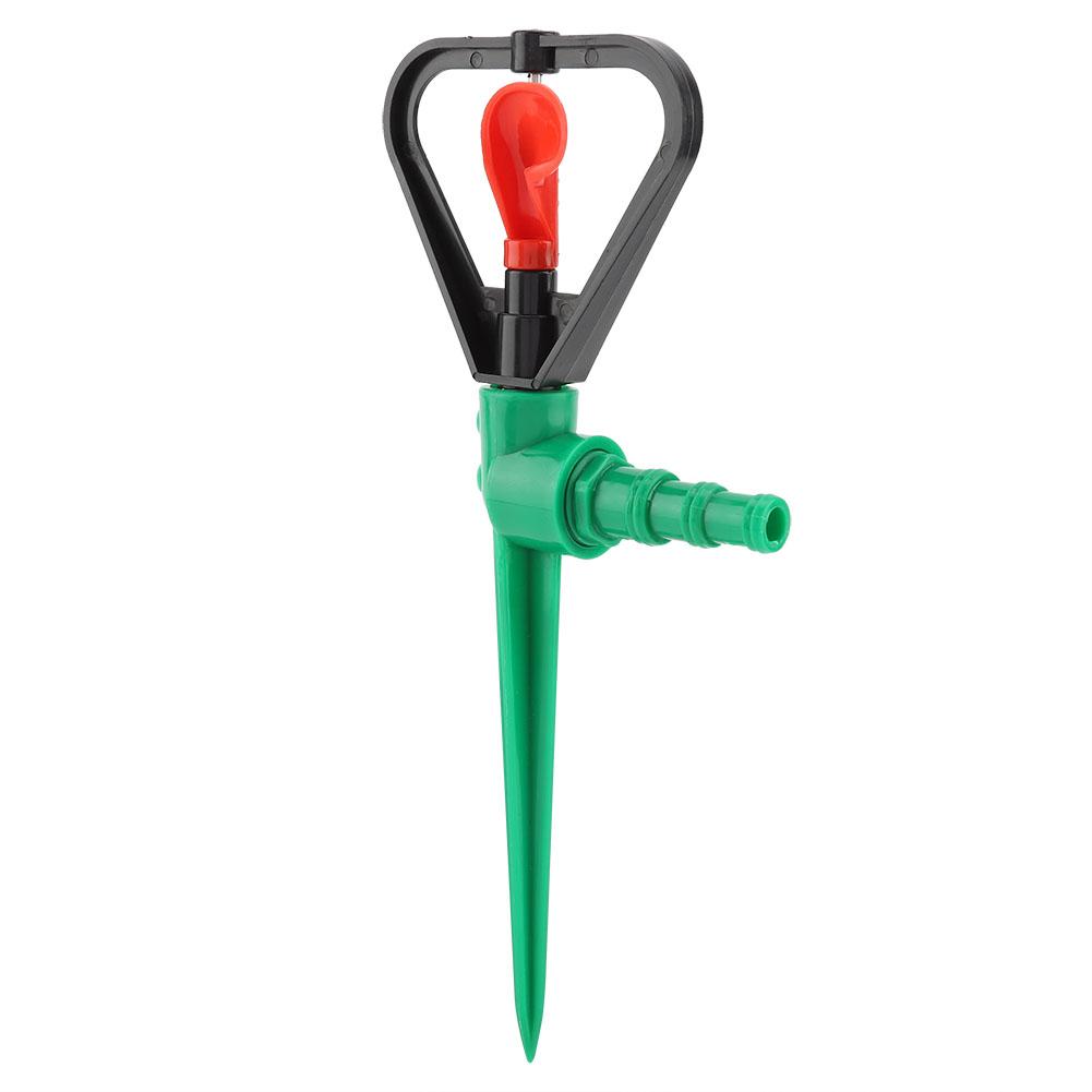 1/2inch Plastic Lawn Garden Sprinkler 360 Degree Water Spray Irrigation Drippers Stake