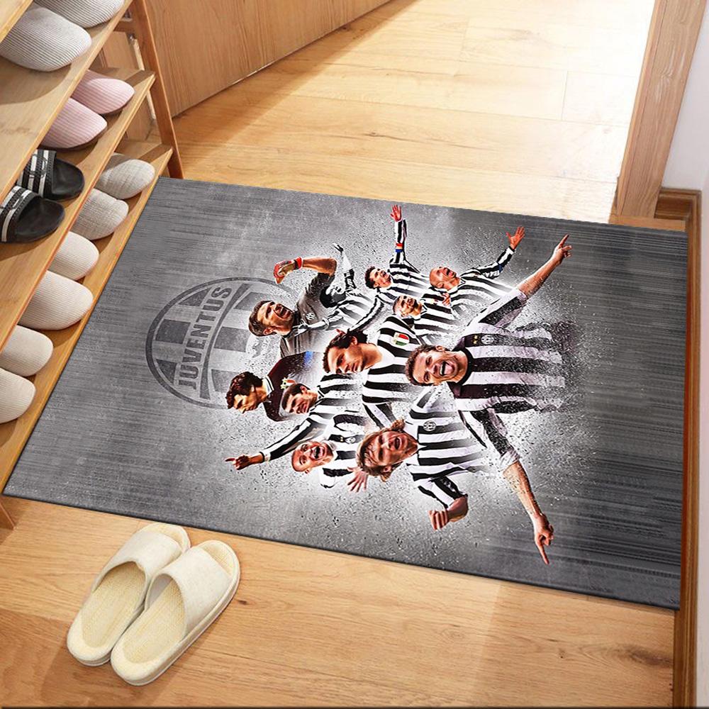 Juventus Floor Mat Perfect For Game Room Balcony Outdoor Foyer Antislip Rug Office Home Decor Gift For Festivals