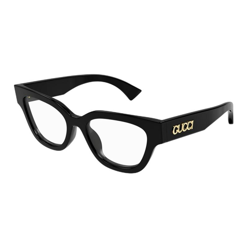 Gucci Full frame design irregular optical frame women's black