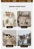 No-Drill Bathroom Suction Cup Storage Shelf, Multi-functional Wall-Mounted Washstand Organizer