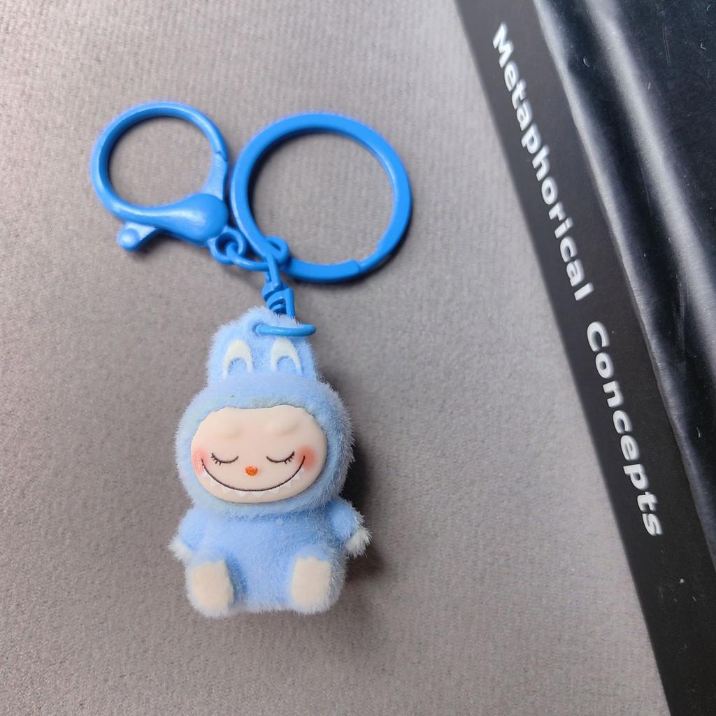 Flocking Mini Baby-free Keychain Vinyl Cute Baby Walking Bag Mobile Phone Pendant Cute Pendant