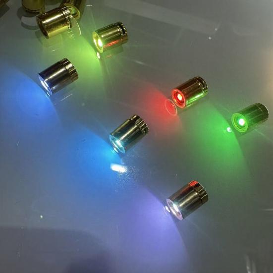 20Pcs Electronic Light Battery Powered Mini LED Lights with Golden Shell DIY Crafts Dollhouses Paper Lanterns Balloons Models Decoration
