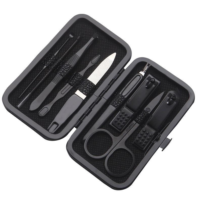 9-Piece Stainless Steel Nail Clipper & Pedicure Tool Set with Custom Logo