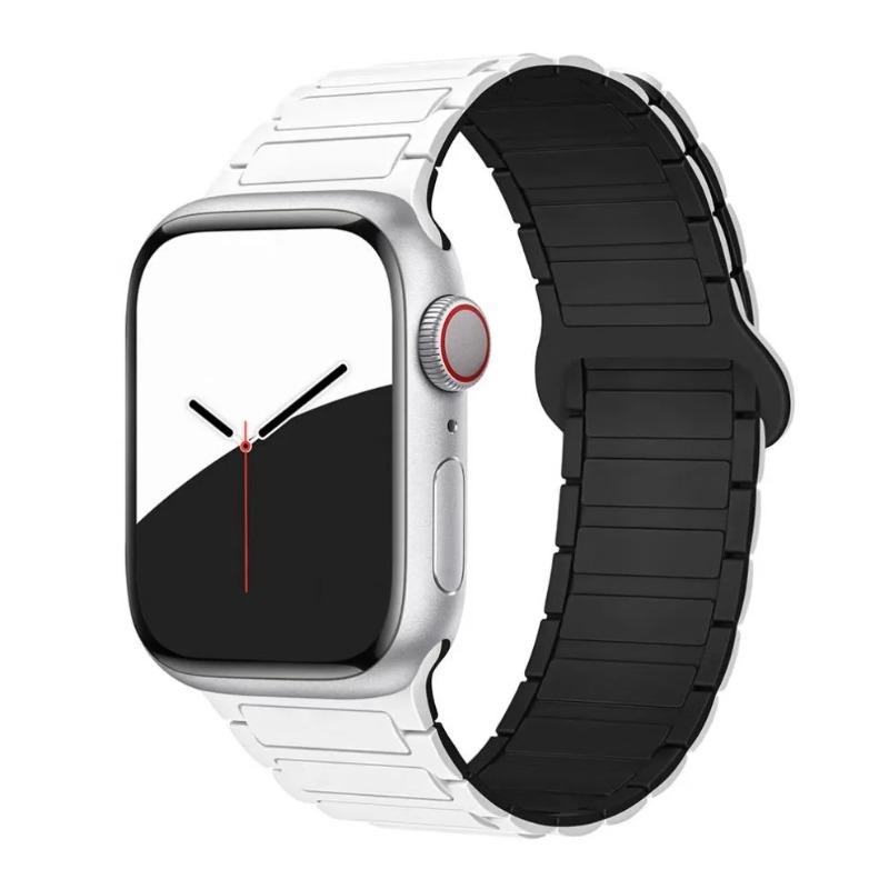Silicone Magnetic strap for Apple Watch 10 9 8 7 6 5 watchband iwatch Ultra 49mm 45mm 42MM 46MM 41MM Replacement Band