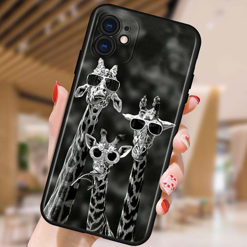 Giraffe Phone Case For iPhone Samsung Galaxy Redmi Xiaomi Oppo OnePlus Note S A 7 8 9 10 11 12 13 14 20 21 22 23 53 54 Pro Max Plus Ultra TPU Soft