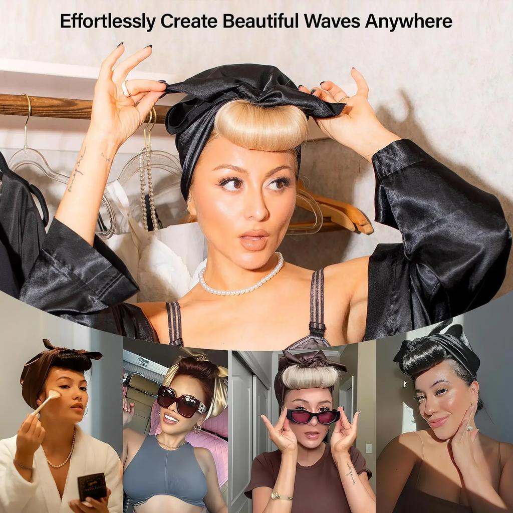 Värmelös Sammetshårspolare Lättlockar Värmelösa Lockar Övernatt Värmelös Föning Stylingverktyg Hårspolar Att Sova I