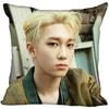 P1Harmony KPOP Cushion Cover Polyester Throw Pillow Case Super Soft Satin Fabric Cushion Cover Festive Home Decorative Cushions