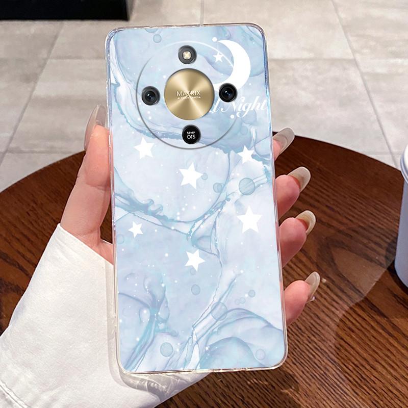 Casing For Honor X9d Case 5G Aesthetic Fashion Cute Cat Cartoon Soft Silicone Back Cover HonorX9d X 9d 5G Transparent Phone Case
