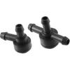 Windshield Washer Nozzle Kit 31391513 Wiper Wash Spray Jet for Volvo S80 1999-2016 Plastic (Set of 2)