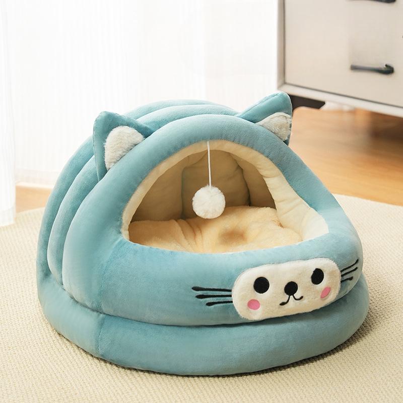 

Будка для собак и кошек, зимняя, теплая, полузакрытая, товары для животных Meow, гнездо, универсальное, для всех сезонов, утолщенное, в стиле принцессы S 38*38*30cm