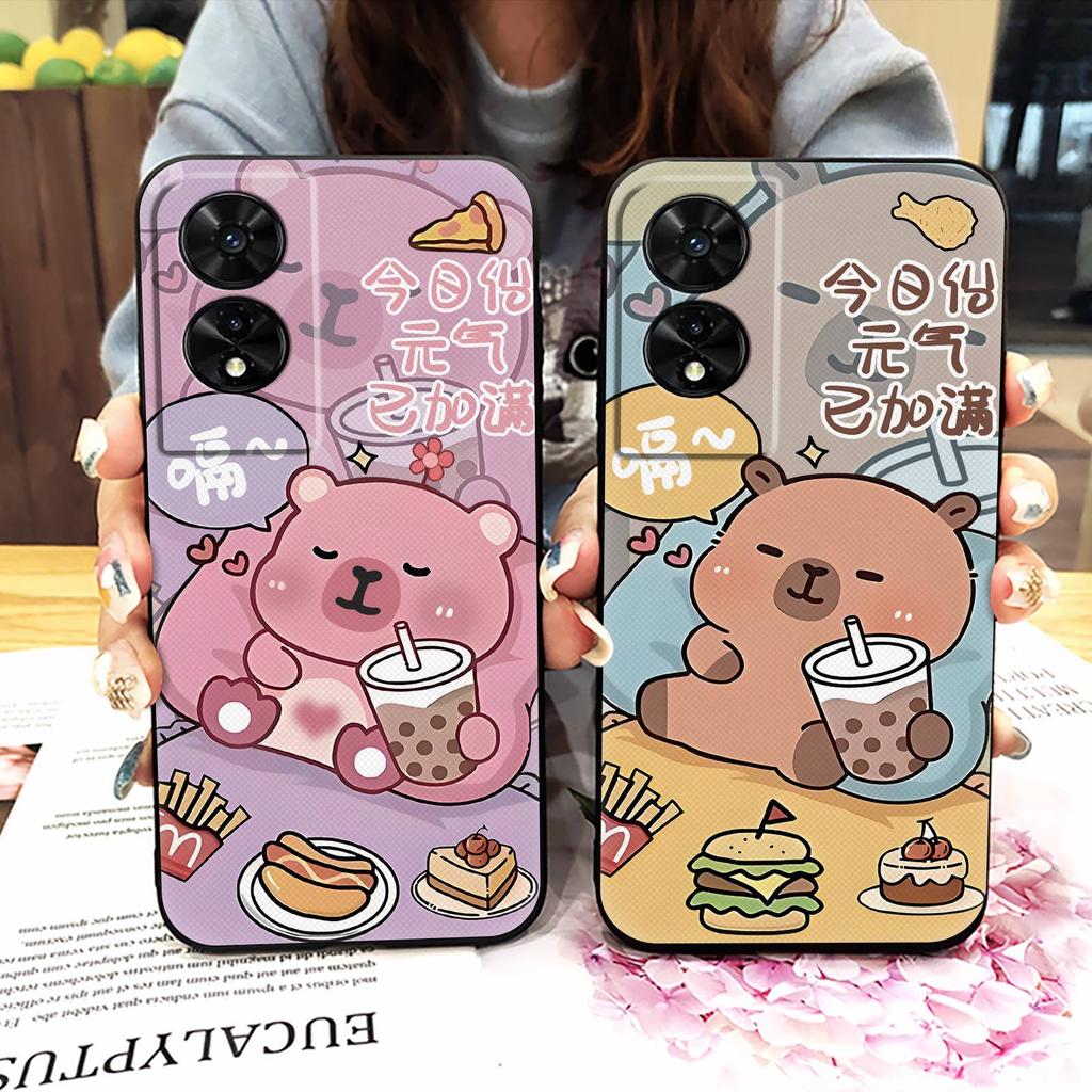 Anti-knock Graffiti Phone Case For TCL 505/T509K/T5094 Cartoon Fashion Design Waterproof TPU Couple Phone Pouch Cute