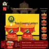 Ghee Oil Candle for Taoist Temple: 7-Day Smokeless Cylindrical Lamp