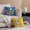 Fantasy Cute RRainbows BBrite Cushion Cover Pillowcase Short Plush Invisible zipper Room Sofa Cushion Cover