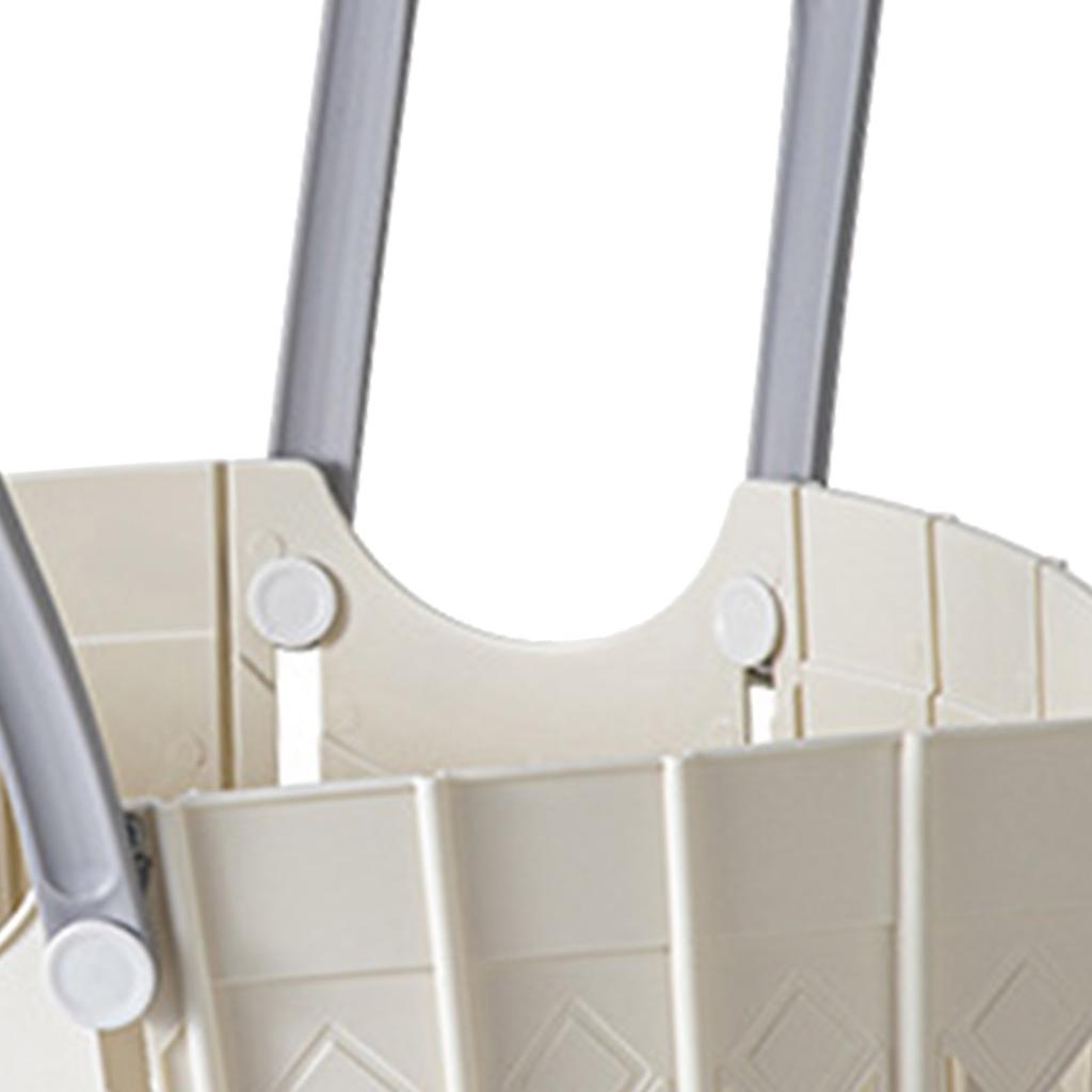 Laundry Basket Multifunction Plastic Foldable Clothes Hamper with Handles for Home Bathroom