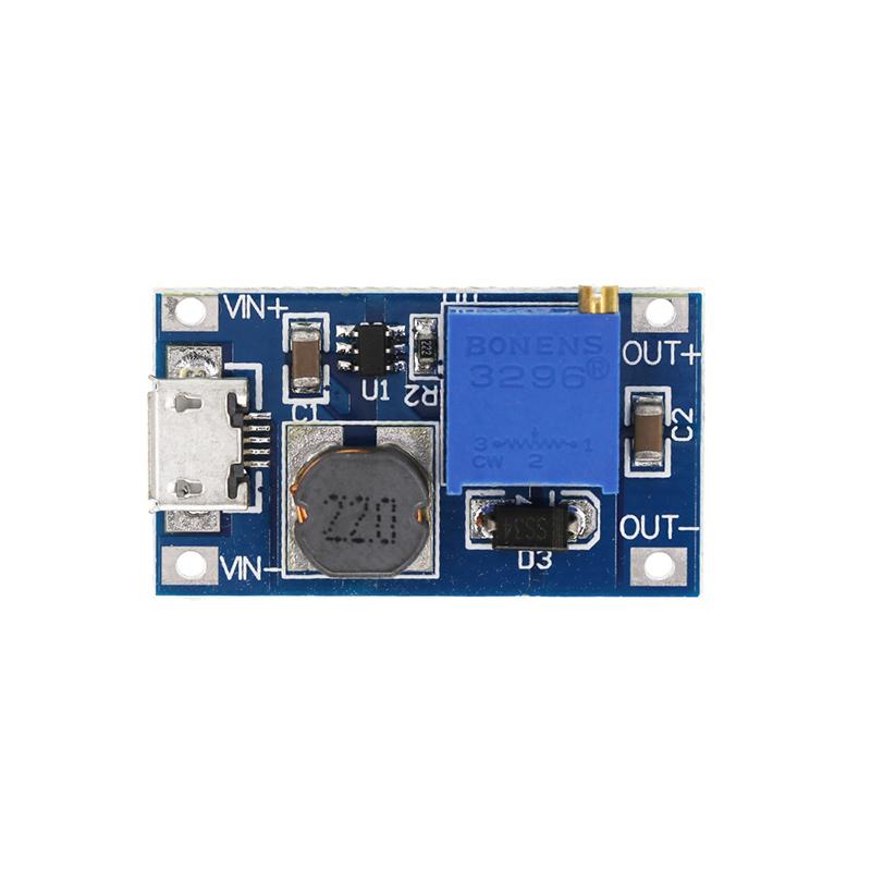 2A Boost Board Dc-Dc Boost Module Mt3608 Step-Up Board Type C For Car/Power Bank/High Power Conversion Power Module Output 28V