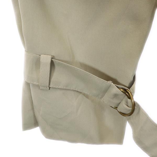 LONDON FOG 80s vintage Long sleeve Stainless collar coat 16 1/2 Khaki Women Used