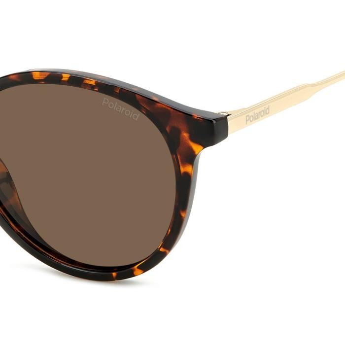 Lunettes de Soleil - POLAROID - PLD 4147/S/X - polycarbonate - unisexe - HAVANA/BROWN