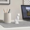 Cat Figurine, 3D Printed Small Cat Sculpture, Collectible Animal Desktop Ornament for Home Shelf Decor, Gifts for Cat Lovers