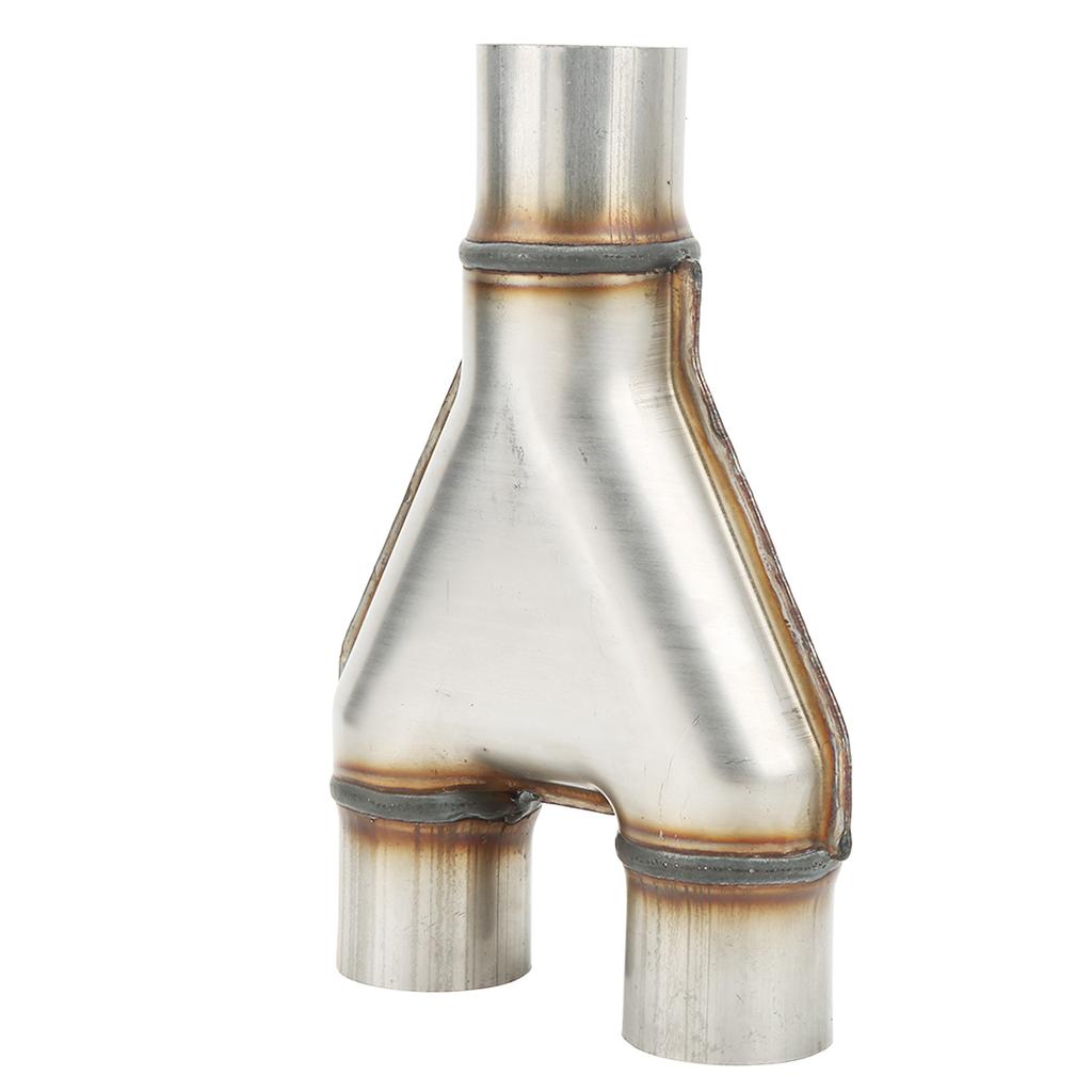 Car Exhaust Tail Throat Stainless Steel 1 To 2 Tight Fit Leakage Proof Dual Exhaust Tips