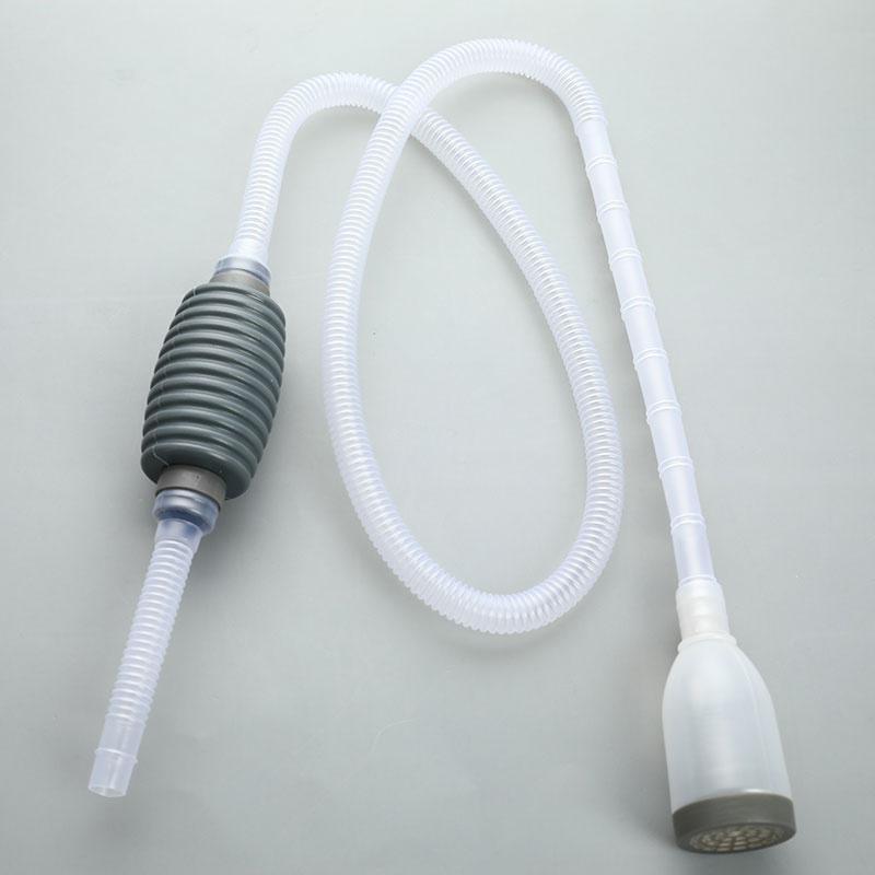 Aquarium Tank Vacuum Siphon Gravel Cleaner Pump Water Change Safe For Fish