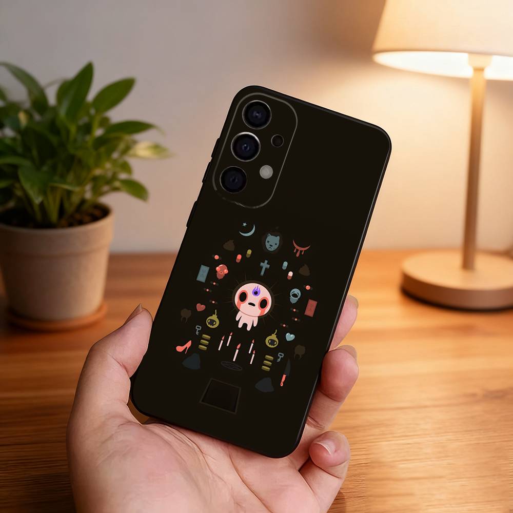 The Binding of Isaac Phone Case For Samsung S25,S24,S21,S22,S23,S30,Ultra,S20,Plus,Fe,Lite,5G Black Cover