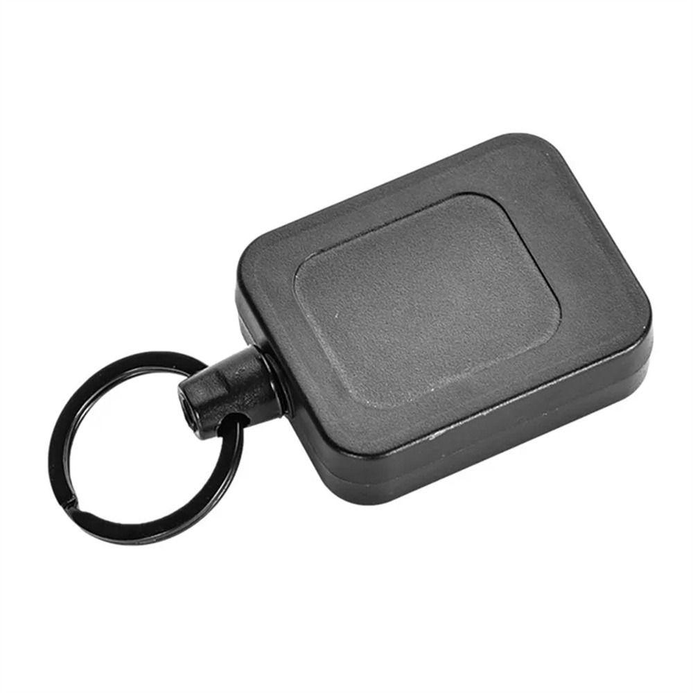 Anti-theft Retractable Keychain Belt Clip ID Badge Holder Durable Easy-to-pull Buckle  ID Cards