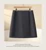 2024 New Gray High Waist A-Line Sequin Tweed Bodycon Mini Skirt for Women - Autumn/Winter Bestseller