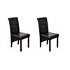 Antique Brown Chair (pack of 2) 60622