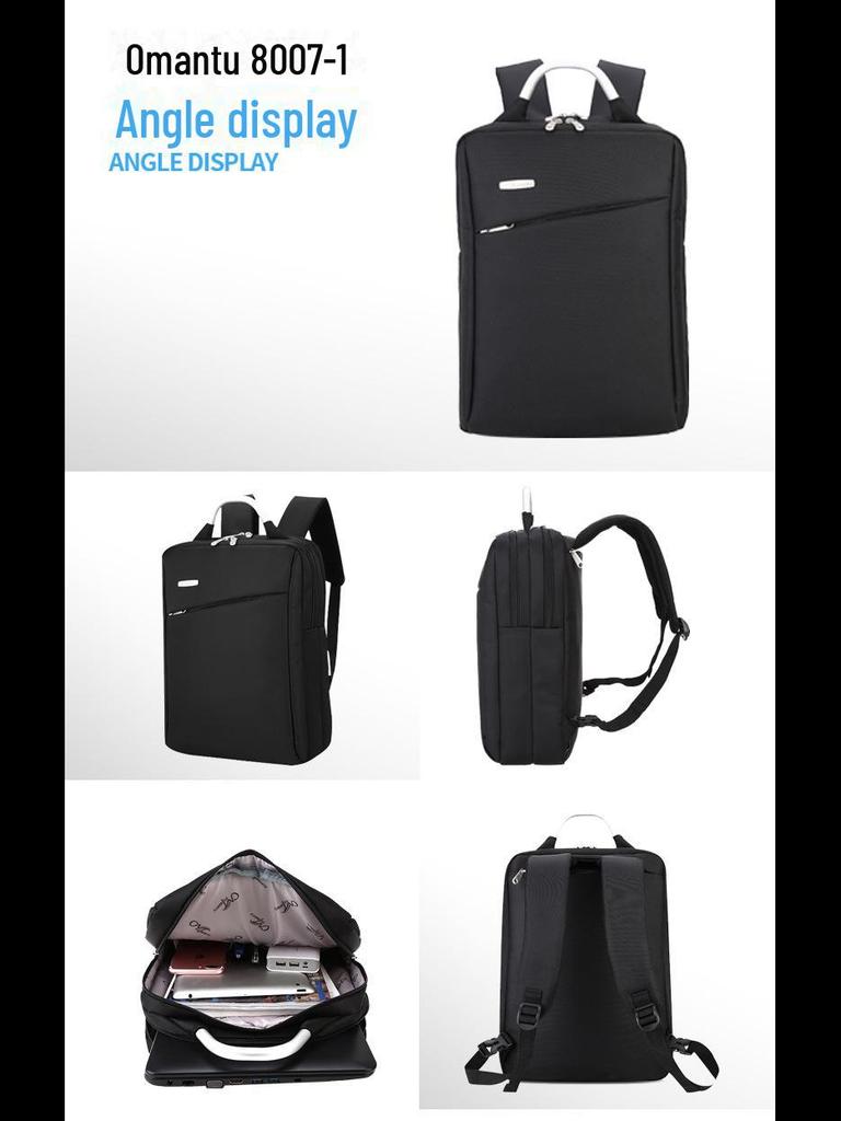 Men's Large Capacity Waterproof Business Travel Backpack