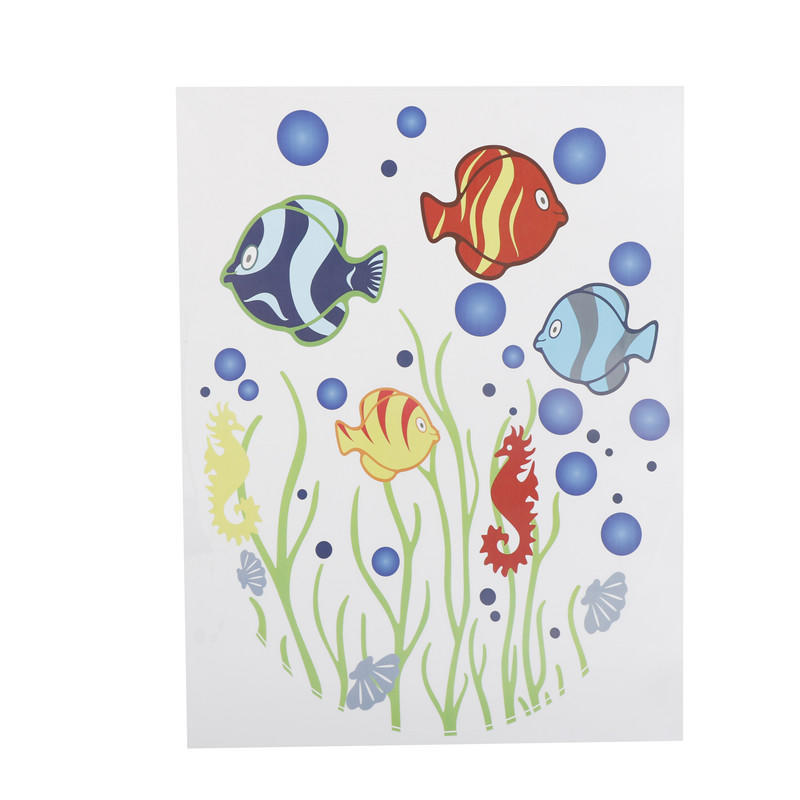 DIY Fishes Aquatic Mural Wall Sticker Decals Toilet Room Home Decor Vinyl Art AVE