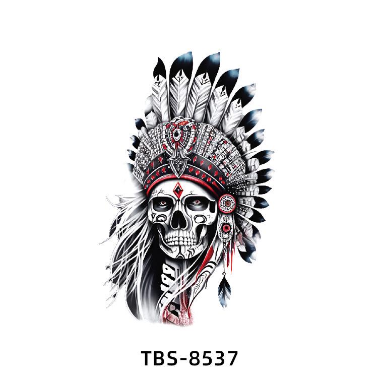 Realistiska Djurtotem Tatuering Klistermärken: Drake, Fenix, Tiger, Varg