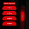 4Pcs Car Door Warning Sticker Night Reflective Decal For BMW E46 E90 E60 F30 F10 E39 E36 F20 G20 G30 E92 E87 E91 X5 E70 F11 E30 YF6