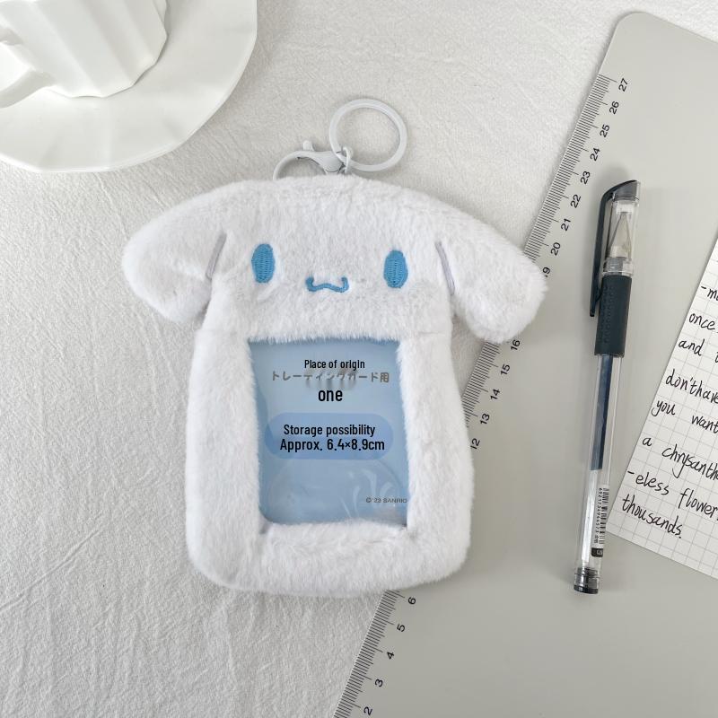 

Мультяшный брелок с животным: 3-дюймовый прозрачный держатель для карт и защитный рукав