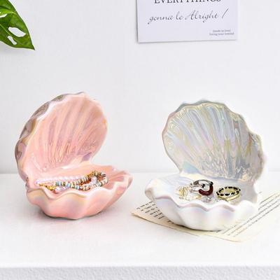 Uniek Schelp Sieradenbord Handwerk Oorbellen Displayplateau Creatief Sieraden Opbergbord Slaapkamer