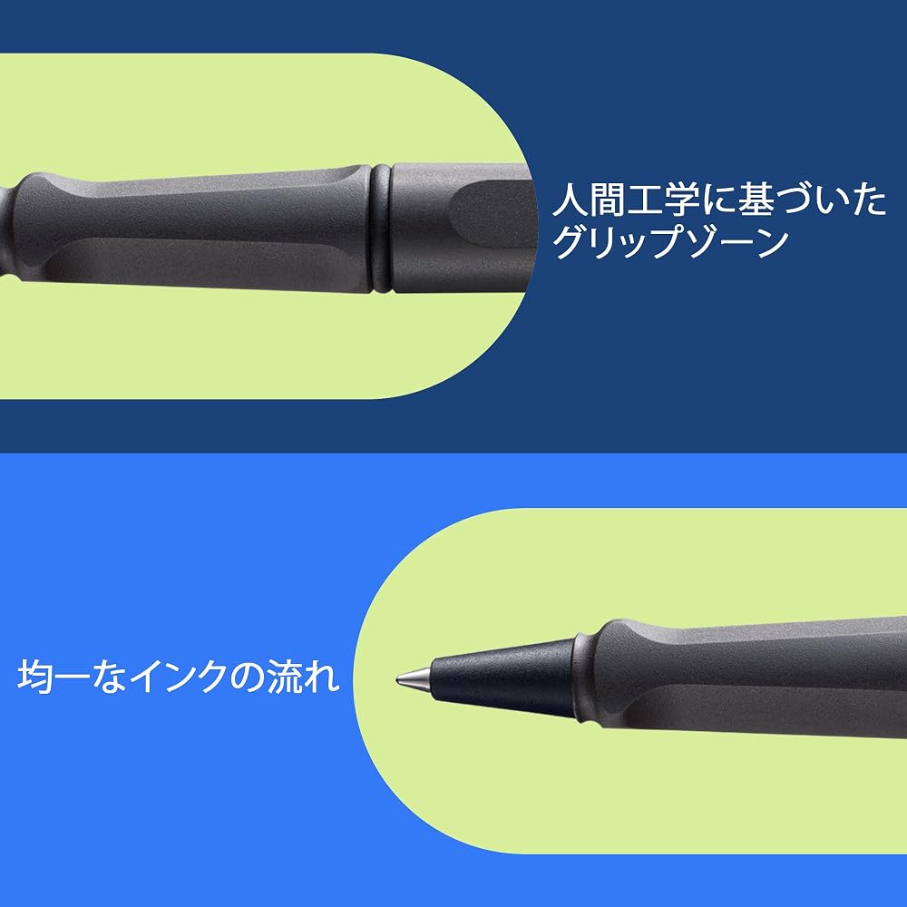 LAMY (Ramy) Safari Umbra (Umbra) Rollerball Pen - Ergonomic Grip Line Width M - Comfortable for L...