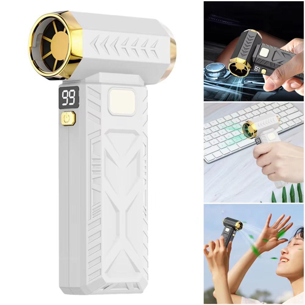 100000RPM Powerful Air Blower 6-Gear Adjustable Vacuum Dust Cleaner Mini Turbo Jet Fan  PC Clean