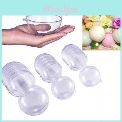 Decoratieve Transparante Plastic Hangende Ballen Variërend van 4cm tot 20cm Voor Kerst