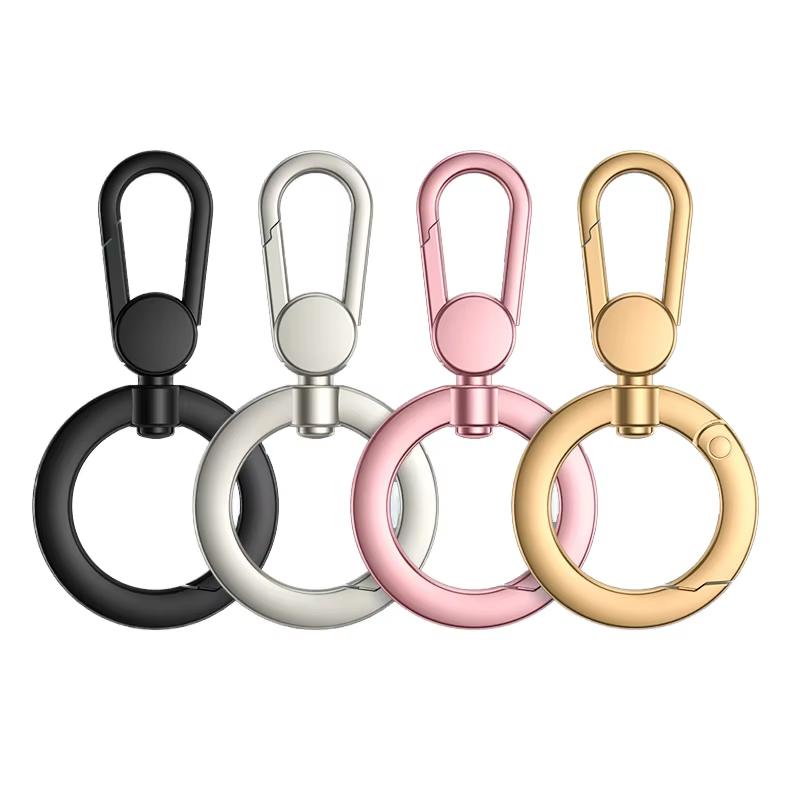 Adjustable Metal Buckle Mobile Phone Strap Rotatable Hanging Buckle Easy Removal Accessory Lanyard Wrist Strap Baking Paint Metal&Sports