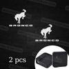 1/2Pcs For Bronco Roush Sport F-150 Raptor TRX Logo Car HJDS3 Door LED Lamps Projector HD Sensing Courtesy Welcome Light