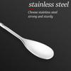 1pcs 304 Stainless Steel Cocktail Mixing Stirring Spoon Fork Bar Spiral Pattern Drink Shaker Muddler Stirrer Twisted Fork Spoon